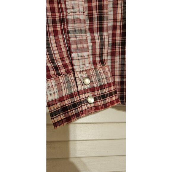 Wrancher by Wrangler ladies long sleeve flannel button up - Picture 2 of 5